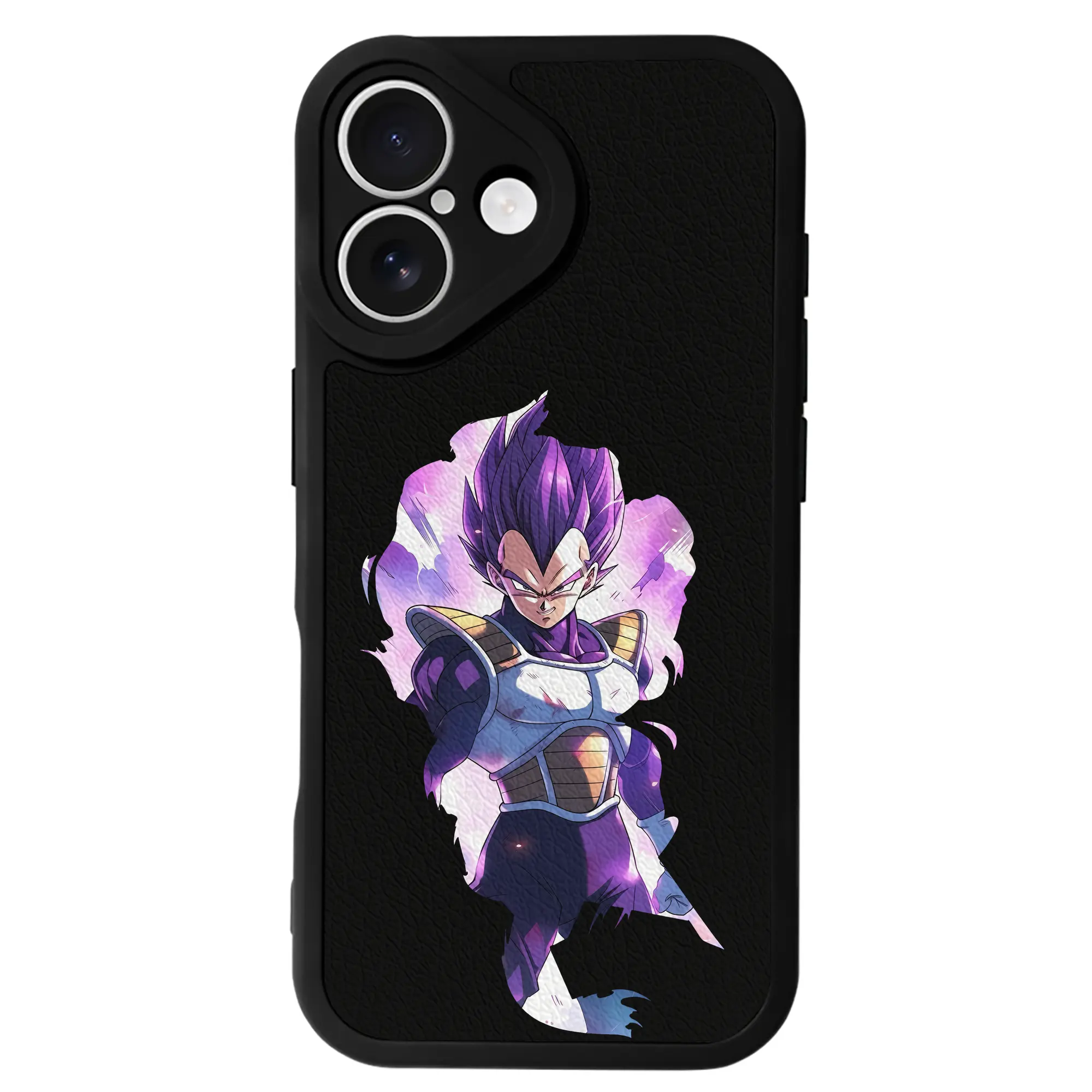 ドラゴンボール グッズ ベジータ - IPhone 16シリーズ対応 ・ シリコンスマホケース ・ レザー調 ・ 高精度フィット ・ 耐衝撃 ・ ワイヤレス充電対応 ・ 精密カット